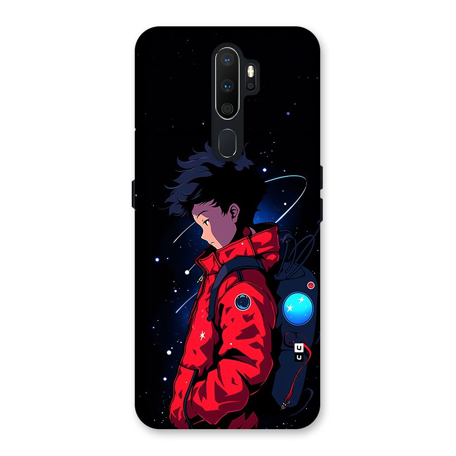 Cute Space Boy Back Case for Oppo A5 (2020)