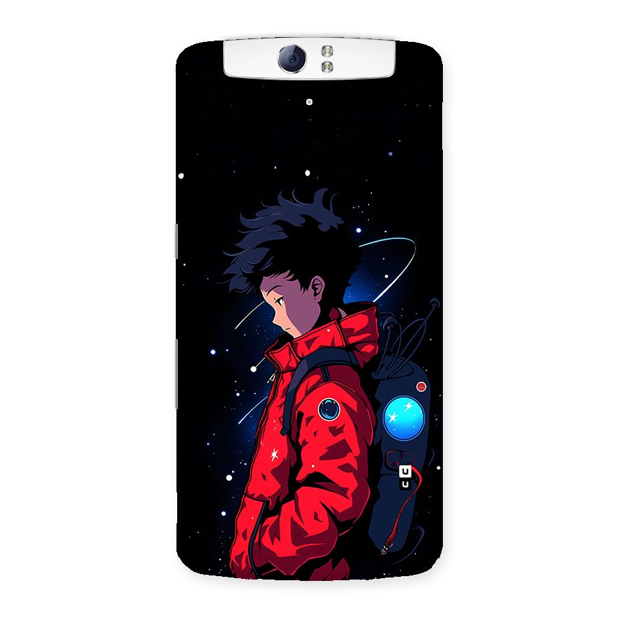 Cute Space Boy Back Case for Oppo N1