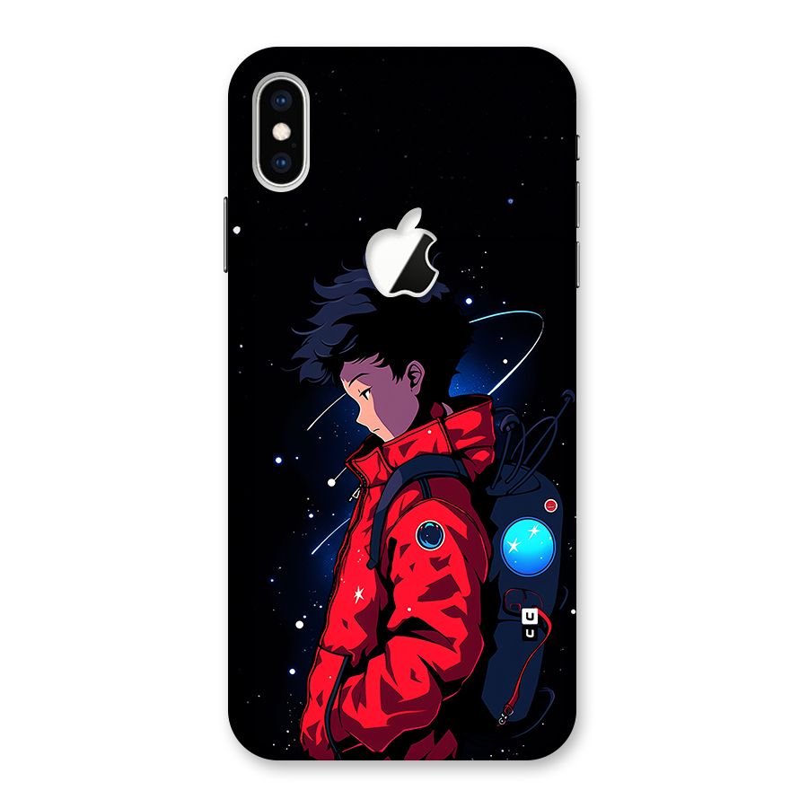 Cute Space Boy Back Case for iPhone XS Max Apple Cut