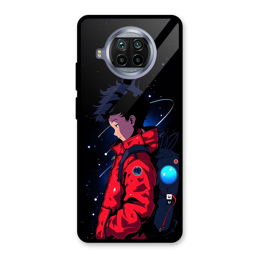 Cute Space Boy Glass Back Case for Mi 10i
