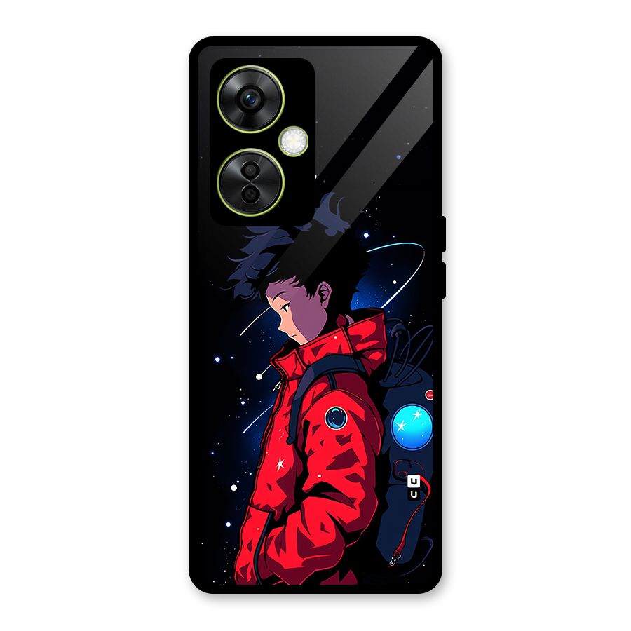 Cute Space Boy Glass Back Case for OnePlus Nord CE 3 Lite