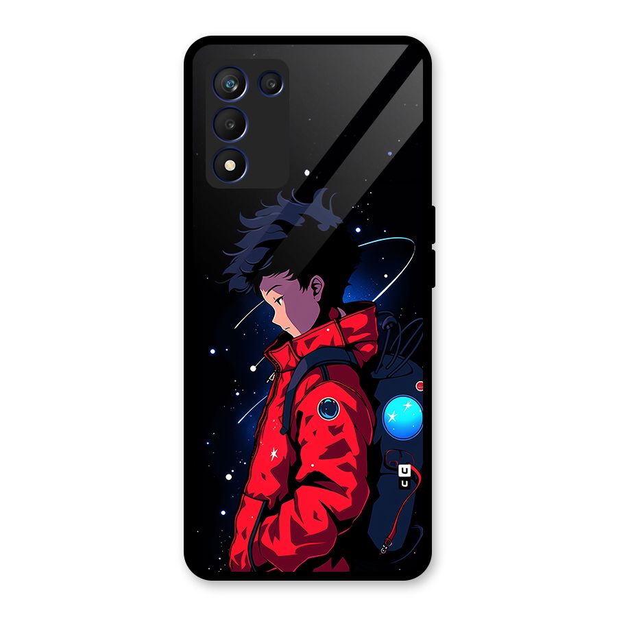 Cute Space Boy Glass Back Case for Realme 9 5G Speed