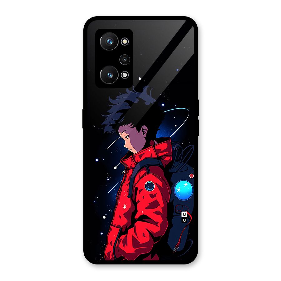 Cute Space Boy Glass Back Case for Realme GT Neo 3T