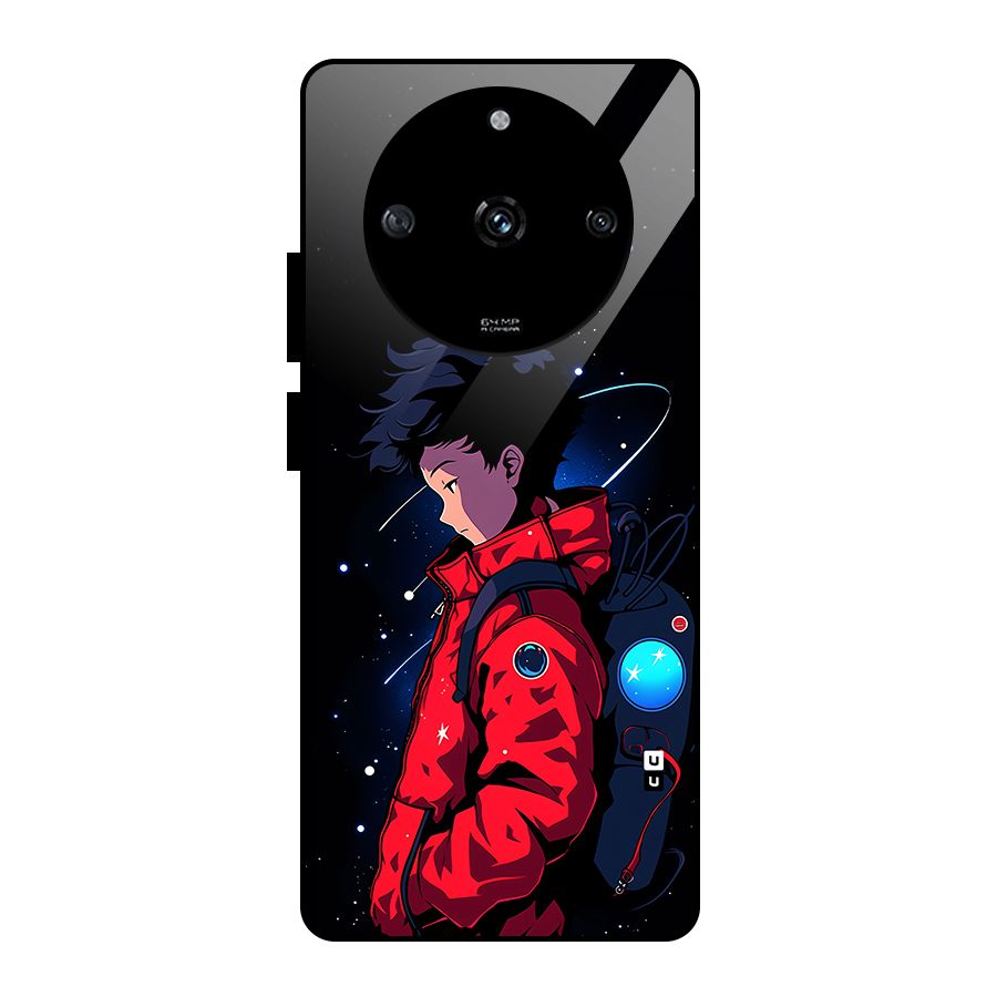 Cute Space Boy Glass Back Case for Realme Narzo 60 5G