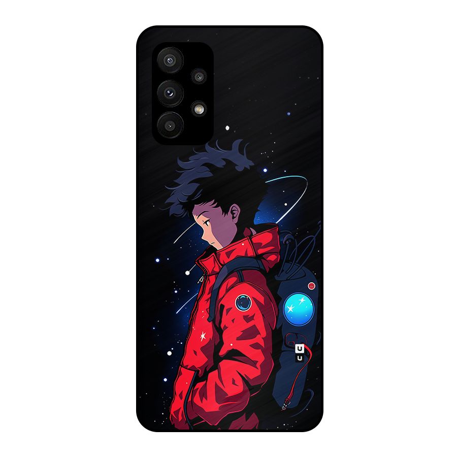 Cute Space Boy Metal Back Case for Galaxy A23