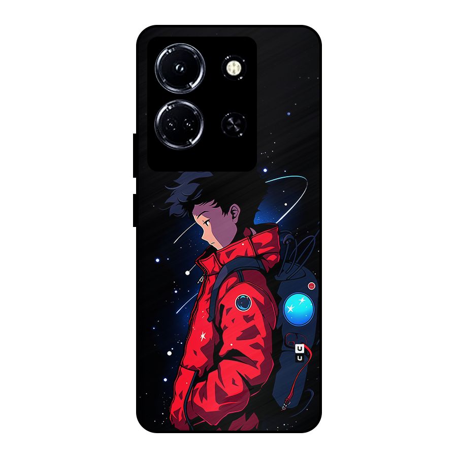 Cute Space Boy Metal Back Case for Infinix Note 30 5G
