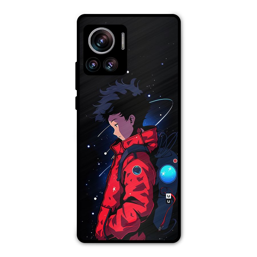 Cute Space Boy Metal Back Case for Motorola Edge 30 Ultra