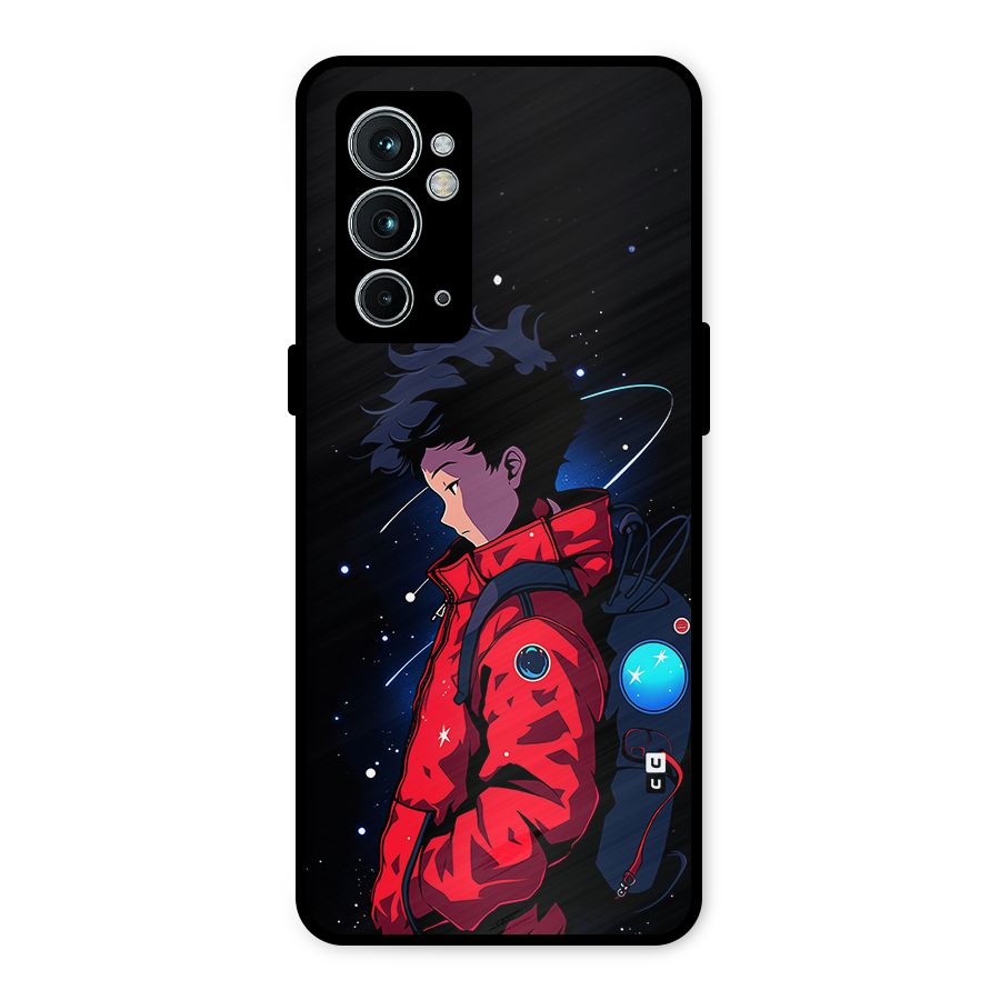 Cute Space Boy Metal Back Case for OnePlus 9RT 5G