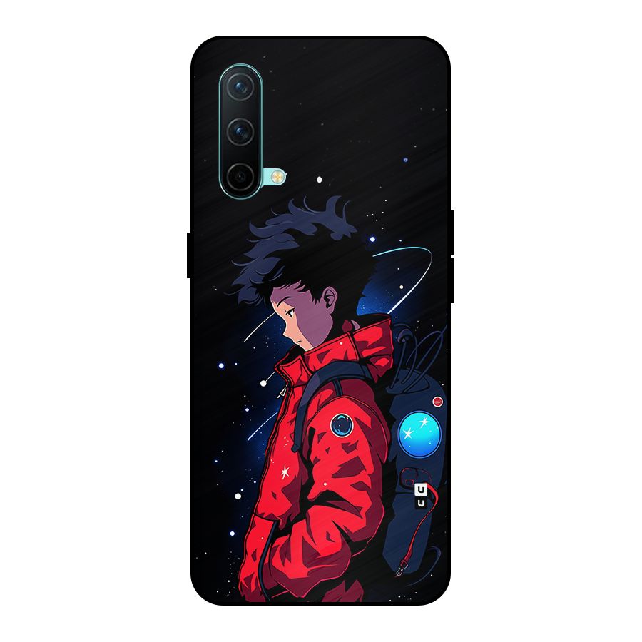 Cute Space Boy Metal Back Case for OnePlus Nord CE 5G