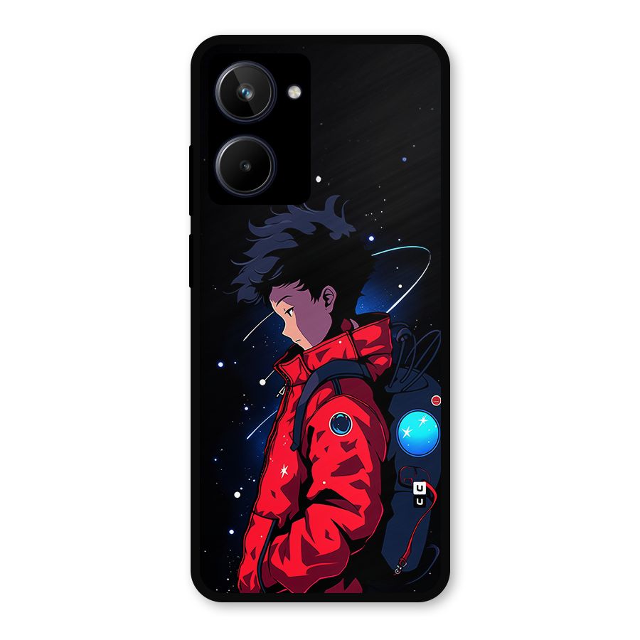 Cute Space Boy Metal Back Case for Realme 10