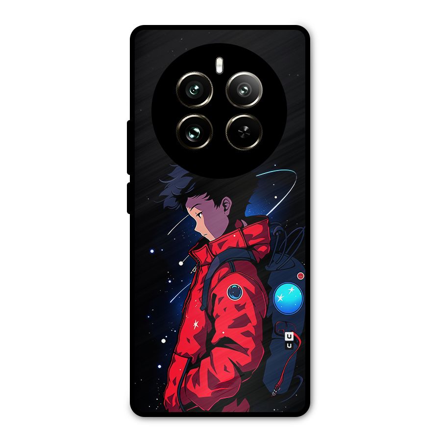 Cute Space Boy Metal Back Case for Realme 12 Pro