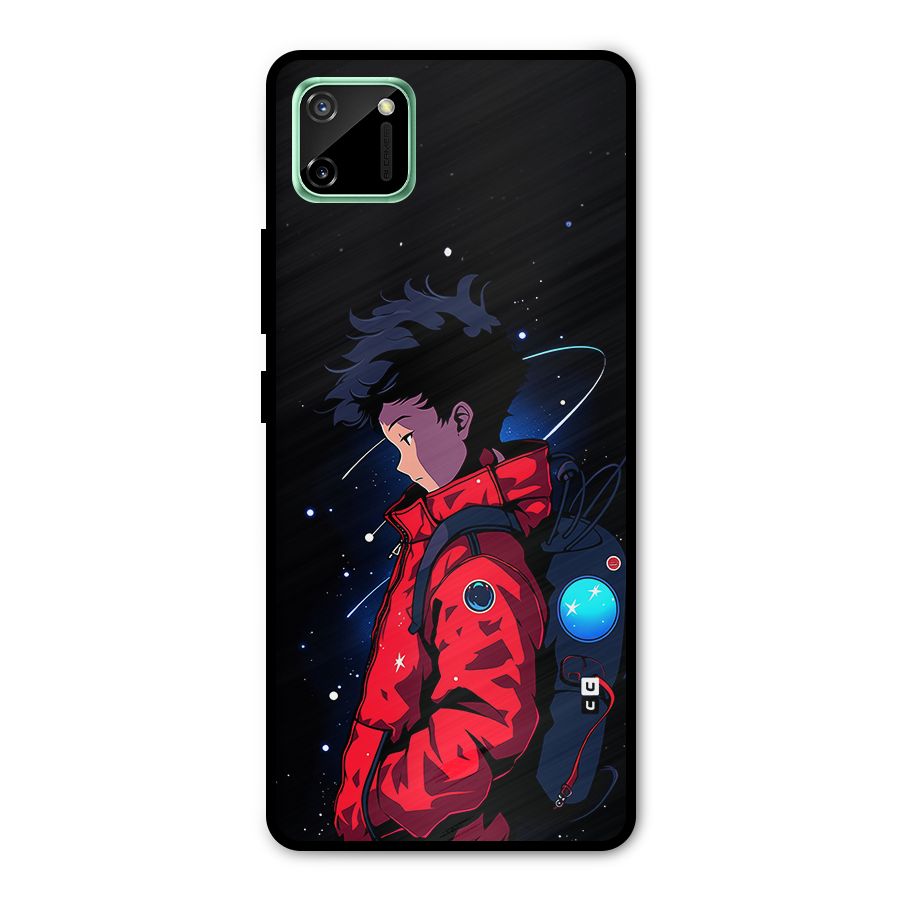 Cute Space Boy Metal Back Case for Realme C11