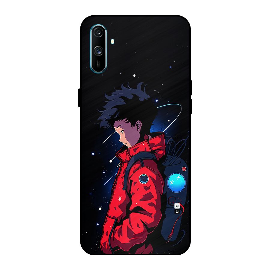 Cute Space Boy Metal Back Case for Realme C3