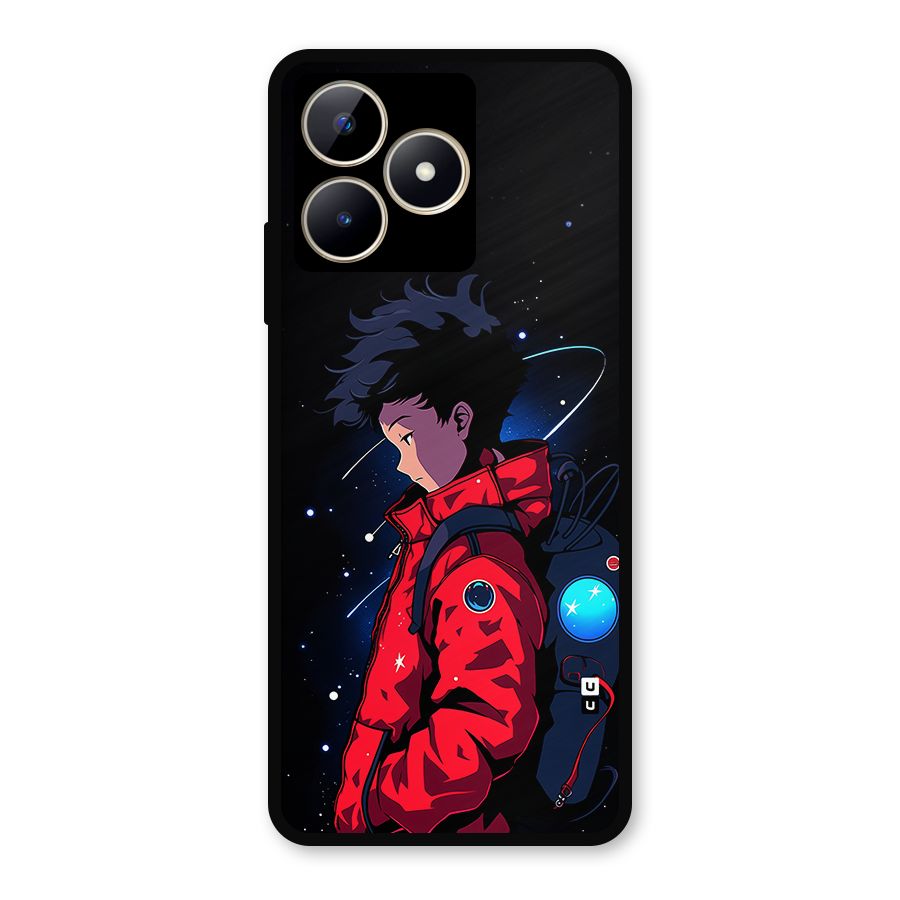 Cute Space Boy Metal Back Case for Realme C53