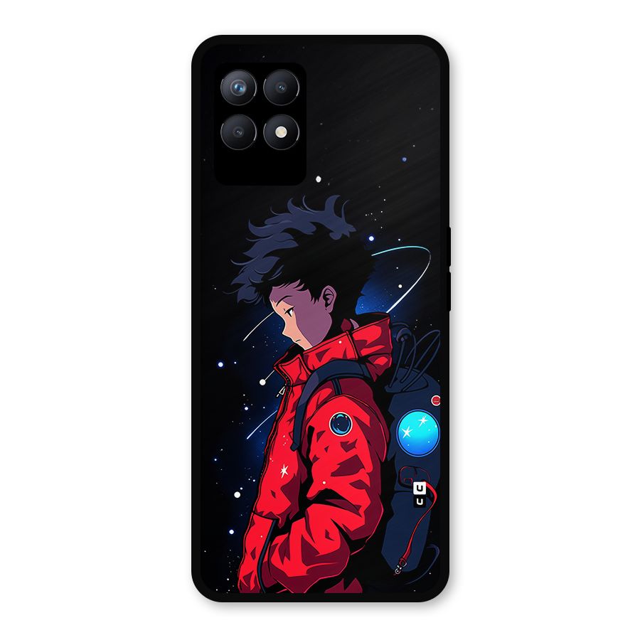 Cute Space Boy Metal Back Case for Realme Narzo 50
