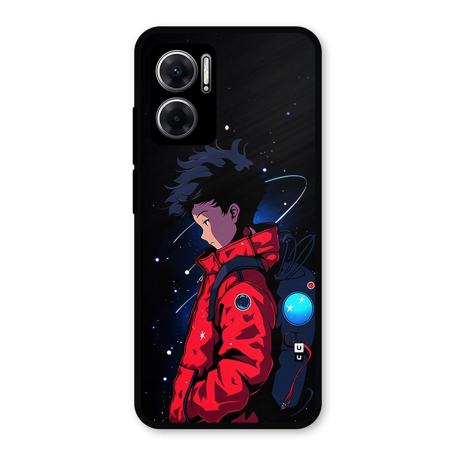 Cute Space Boy Metal Back Case for Redmi 11 Prime 5G