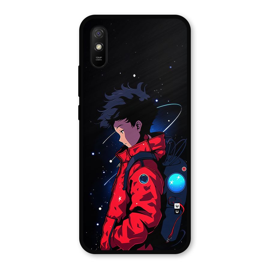 Cute Space Boy Metal Back Case for Redmi 9i