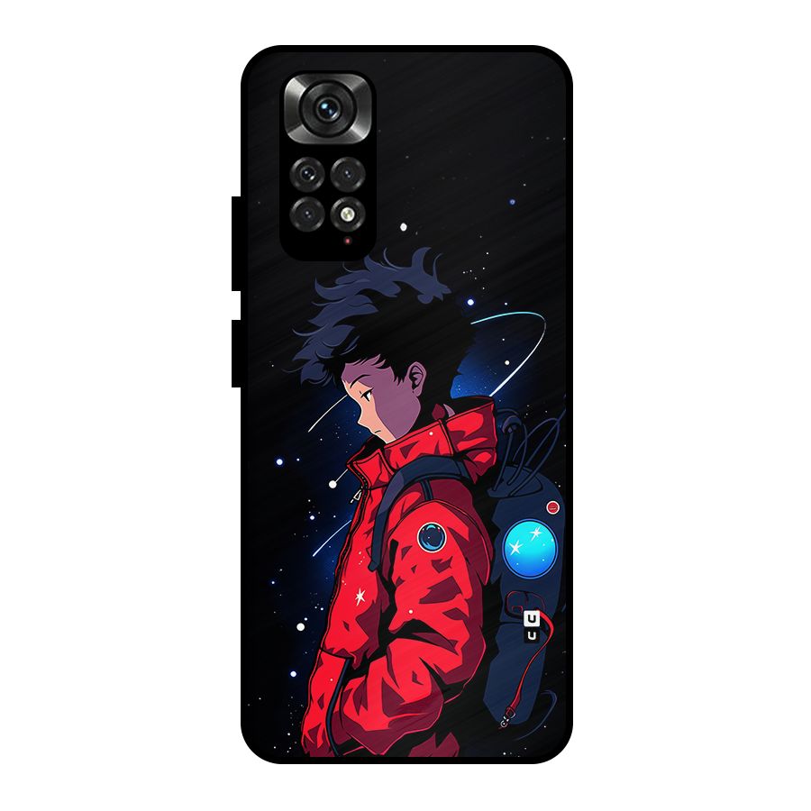 Cute Space Boy Metal Back Case for Redmi Note 11 Pro