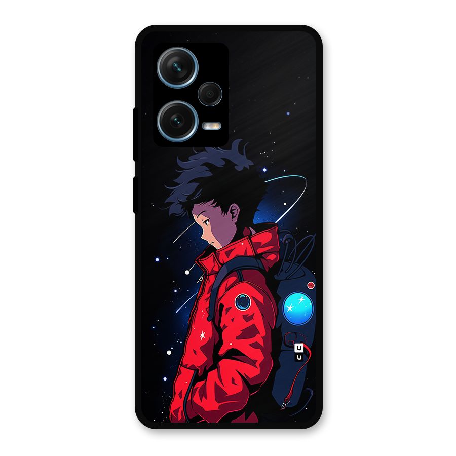 Cute Space Boy Metal Back Case for Redmi Note 12 Pro Plus 5G