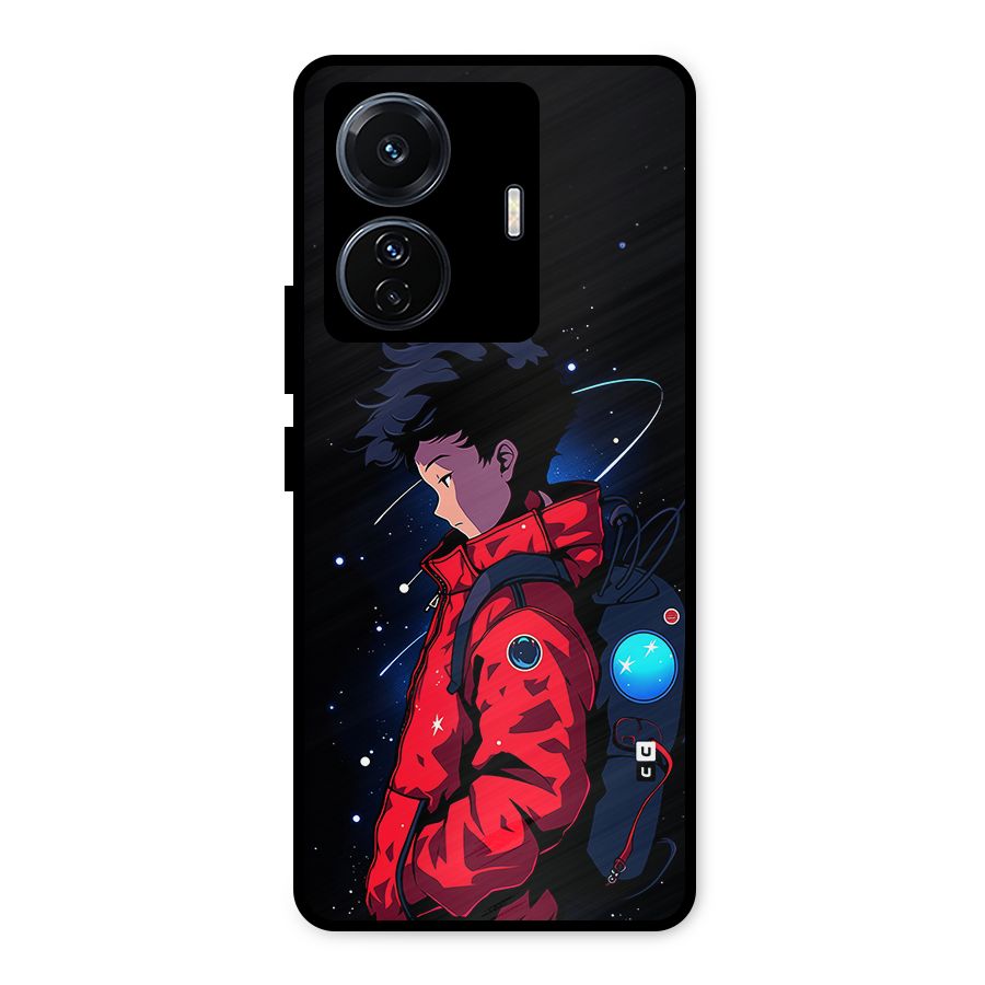 Cute Space Boy Metal Back Case for Vivo T1 Pro