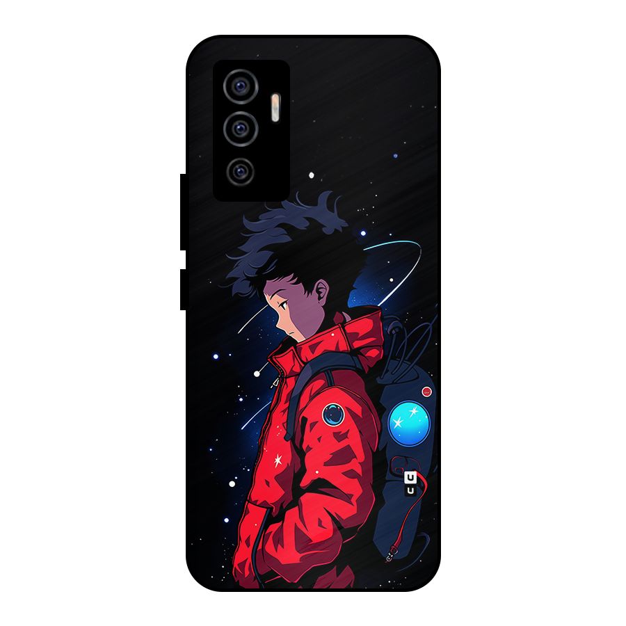 Cute Space Boy Metal Back Case for Vivo V23e