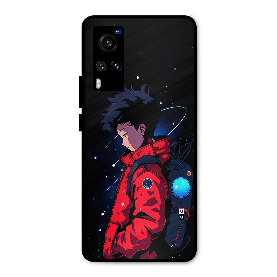 Cute Space Boy Metal Back Case for Vivo X60