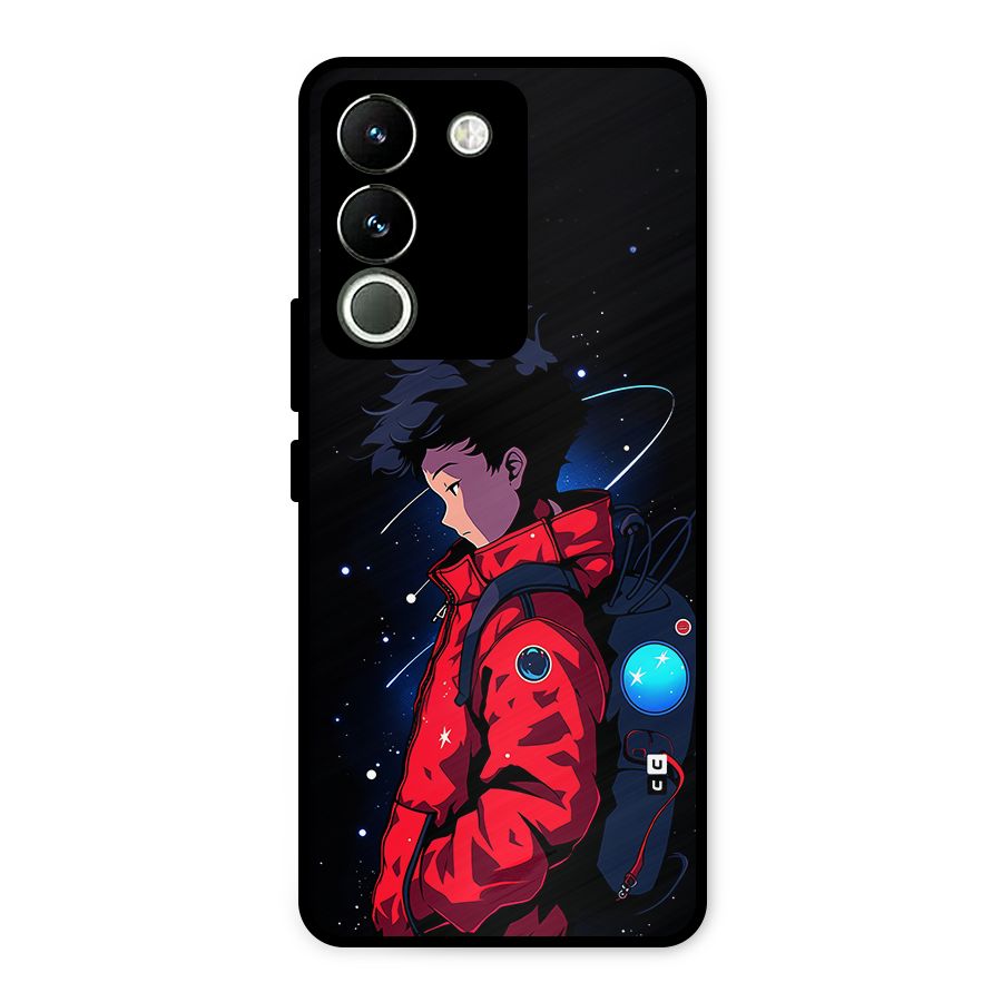 Cute Space Boy Metal Back Case for Vivo Y200