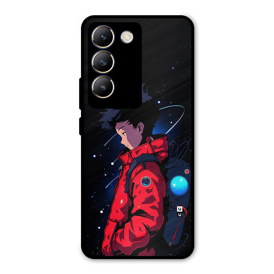 Cute Space Boy Metal Back Case for Vivo Y200e