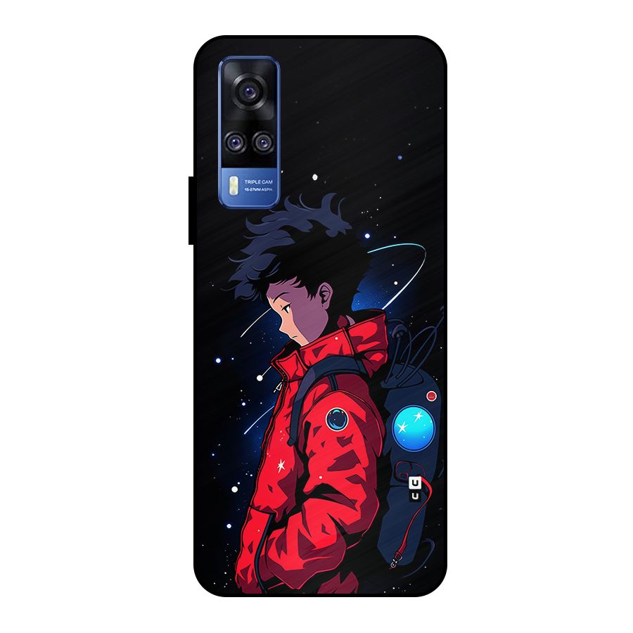Cute Space Boy Metal Back Case for Vivo Y51