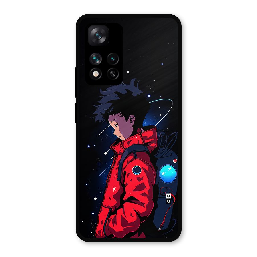 Cute Space Boy Metal Back Case for Xiaomi 11i Hypercharge 5G