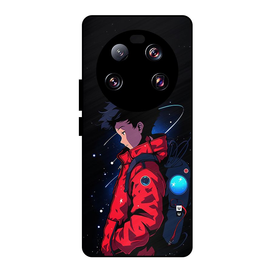 Cute Space Boy Metal Back Case for Xiaomi 13 Ultra