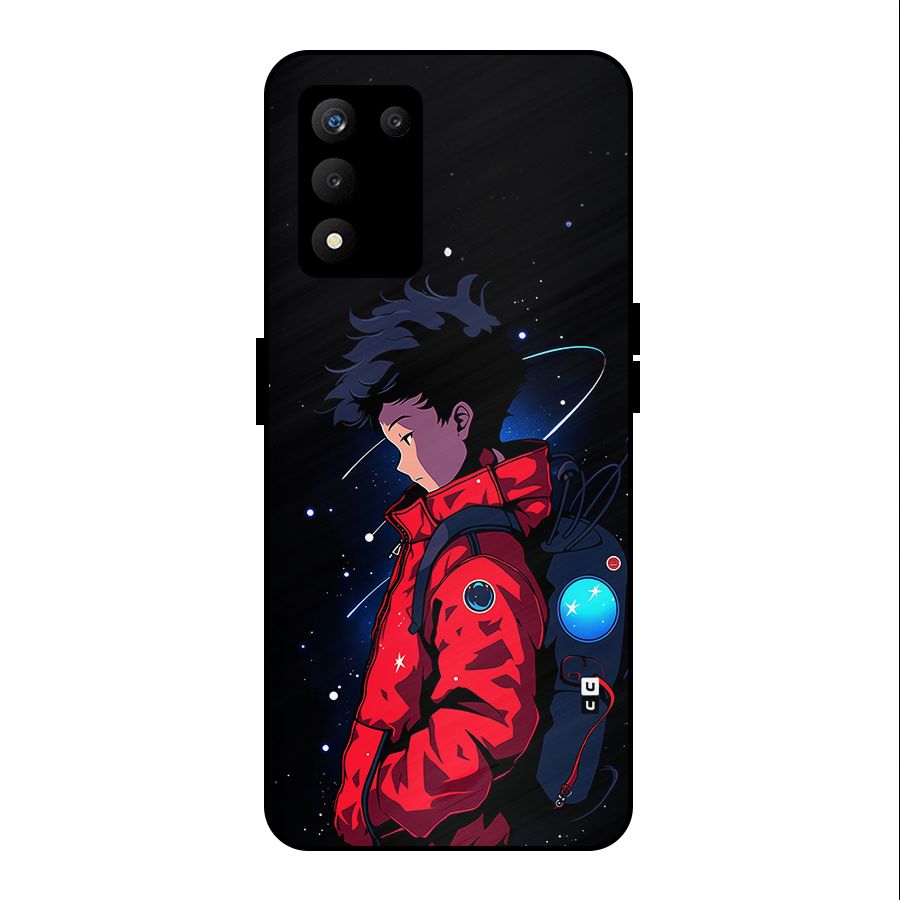 Cute Space Boy Metal Back Case for realme 9 5G SE