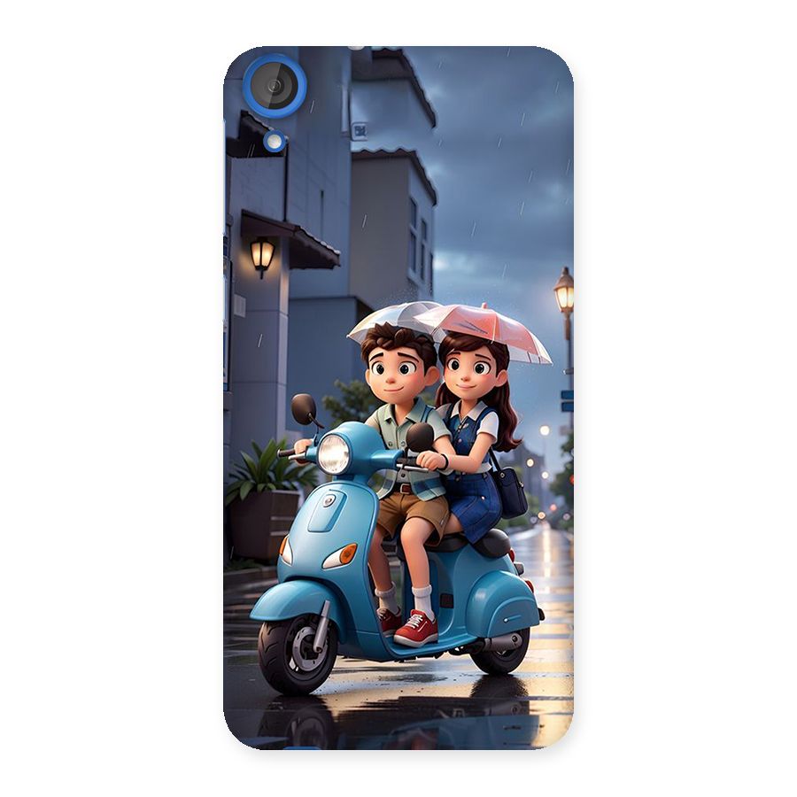 Cute Teen Scooter Back Case for Desire 820