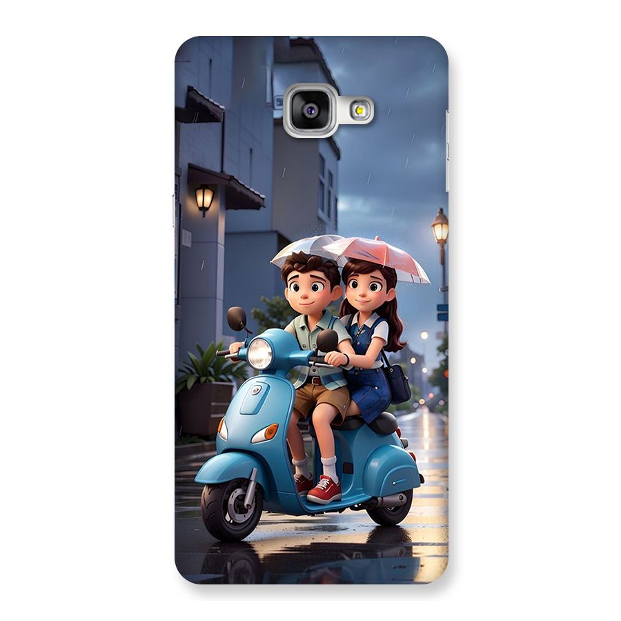 Cute Teen Scooter Back Case for Galaxy A9