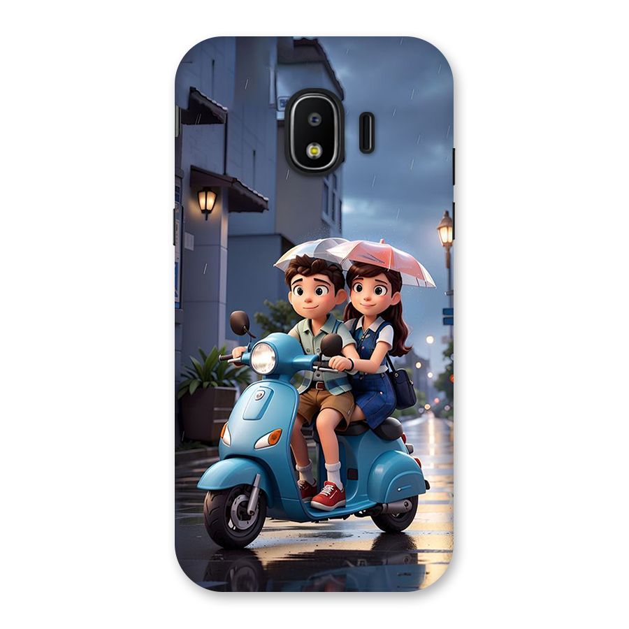 Cute Teen Scooter Back Case for Galaxy J2 Pro 2018