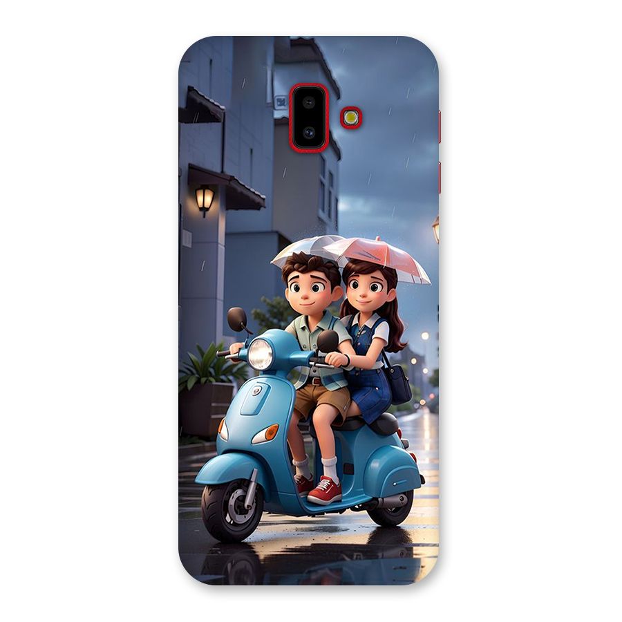 Cute Teen Scooter Back Case for Galaxy J6 Plus