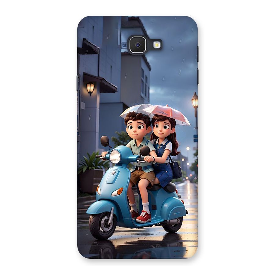 Cute Teen Scooter Back Case for Galaxy J7 Prime