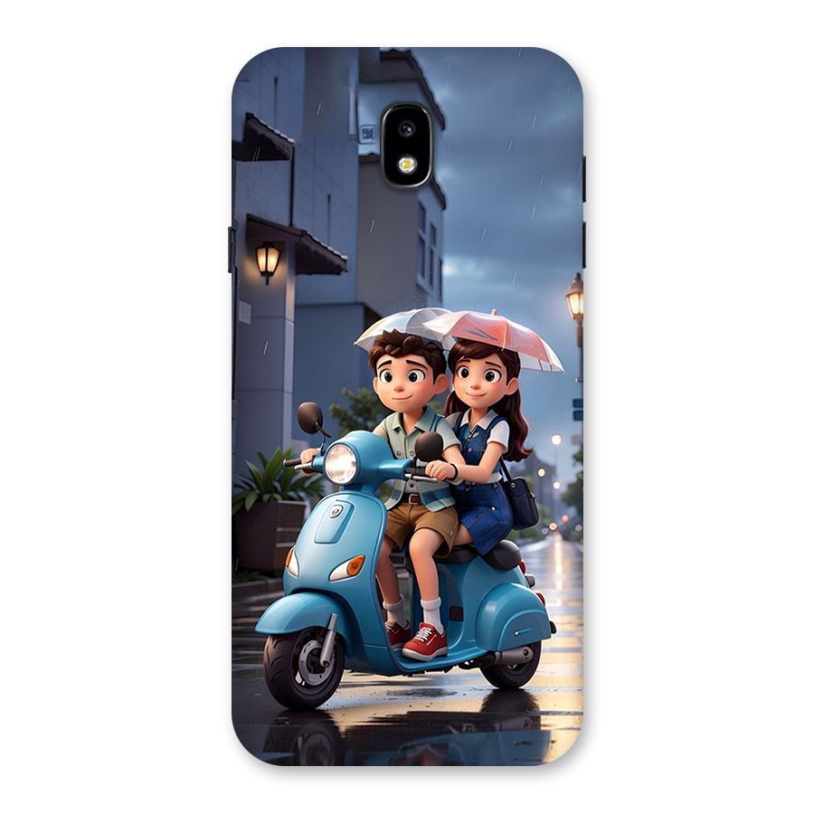Cute Teen Scooter Back Case for Galaxy J7 Pro