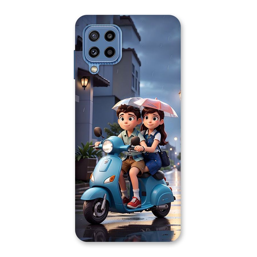 Cute Teen Scooter Back Case for Galaxy M32