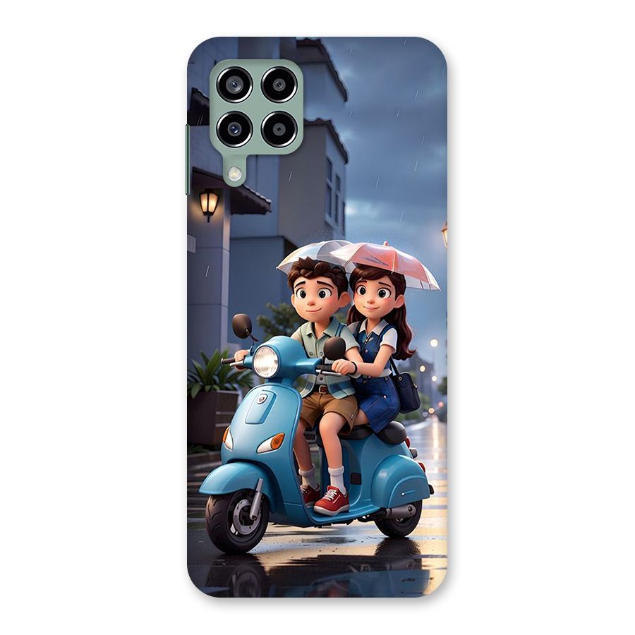 Cute Teen Scooter Back Case for Galaxy M33