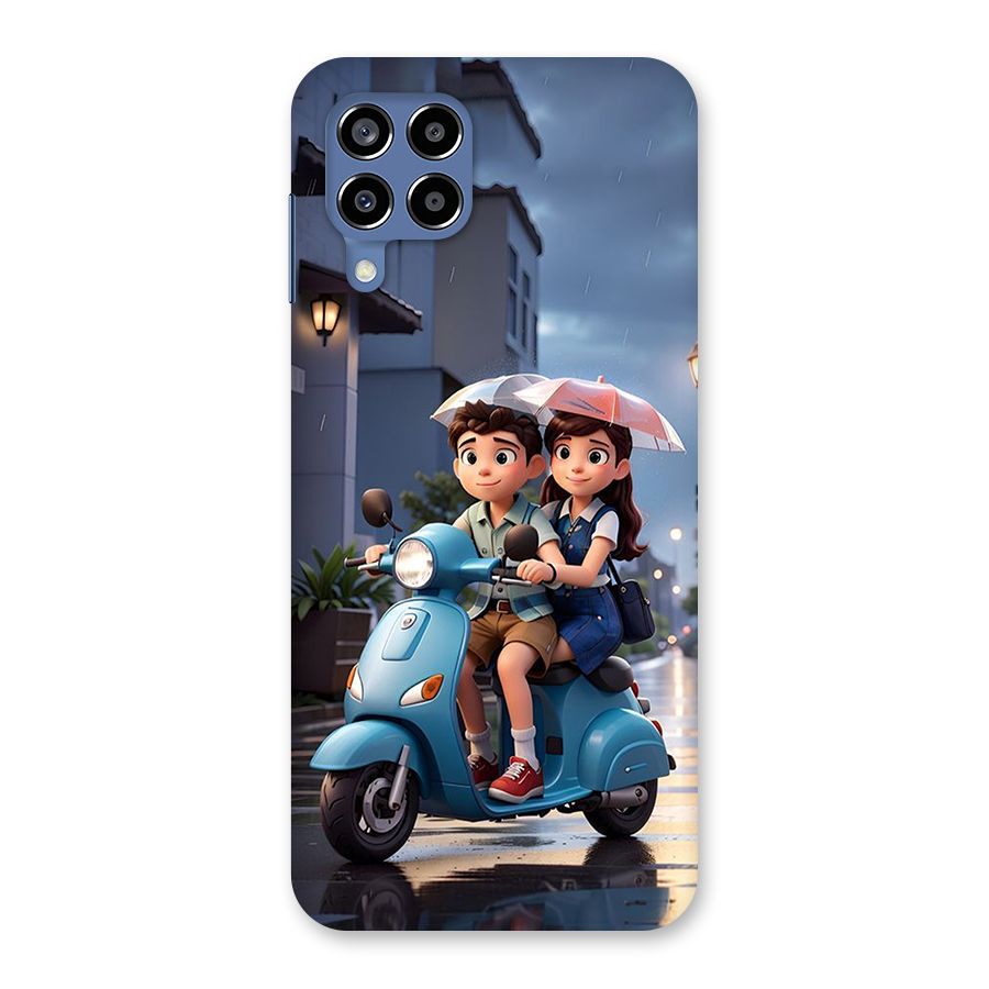 Cute Teen Scooter Back Case for Galaxy M53 5G