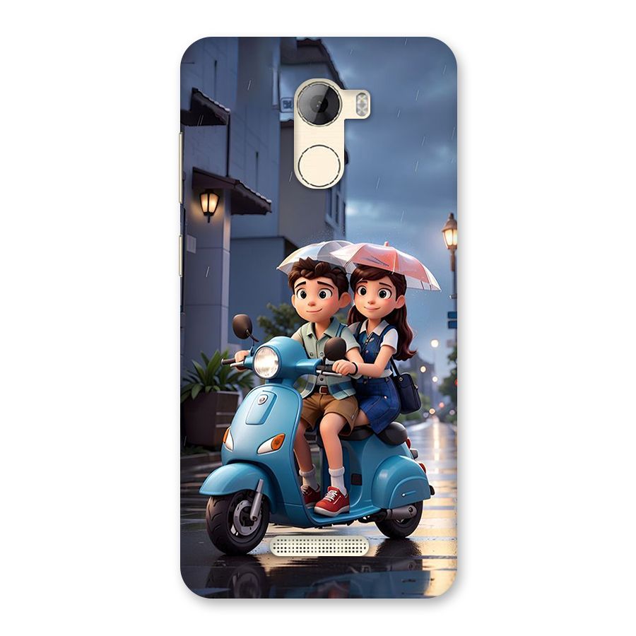 Cute Teen Scooter Back Case for Gionee A1 LIte