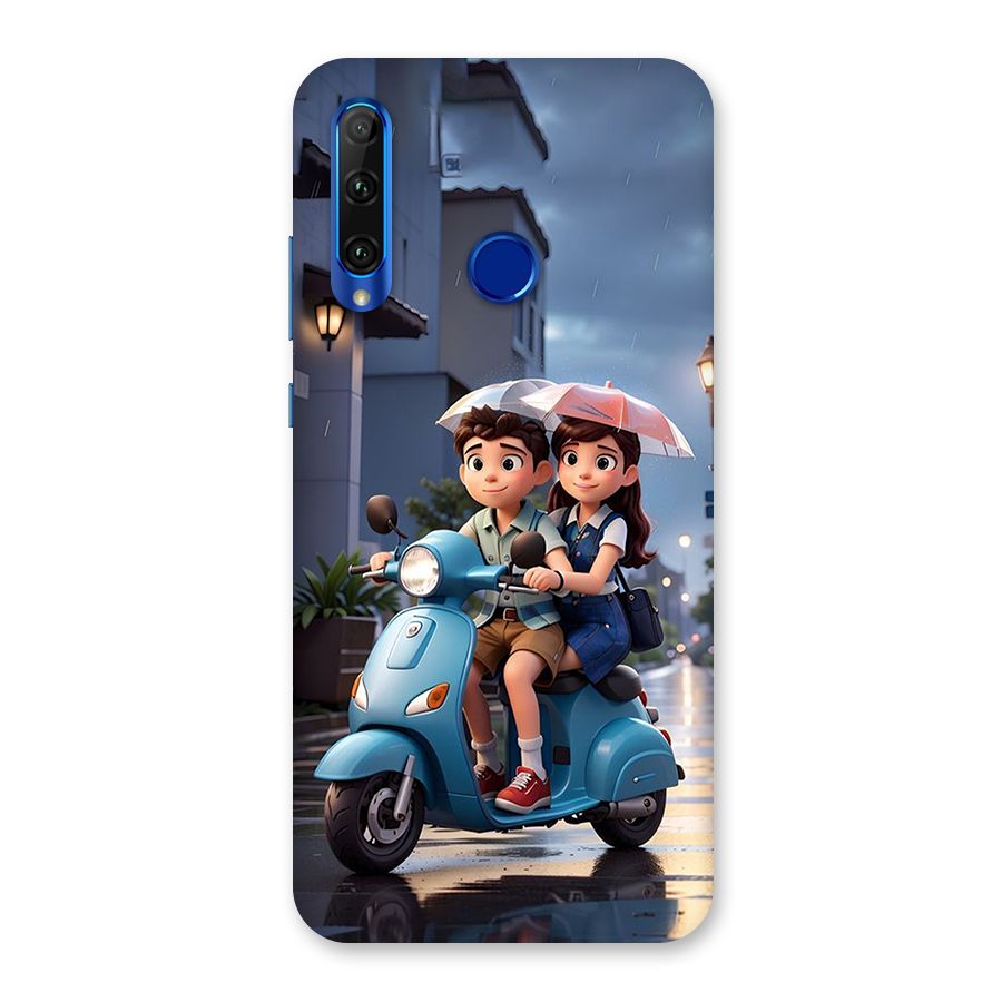 Cute Teen Scooter Back Case for Honor 20i