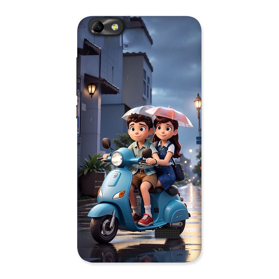 Cute Teen Scooter Back Case for Honor 4C