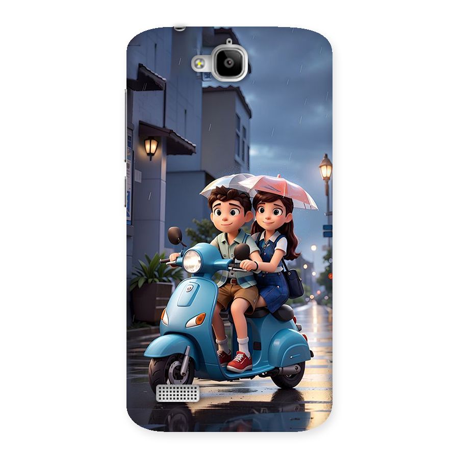 Cute Teen Scooter Back Case for Honor Holly