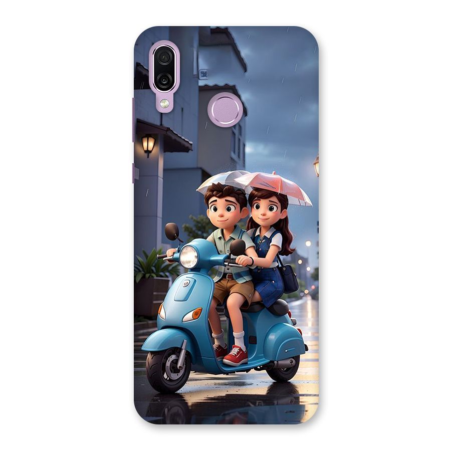 Cute Teen Scooter Back Case for Honor Play