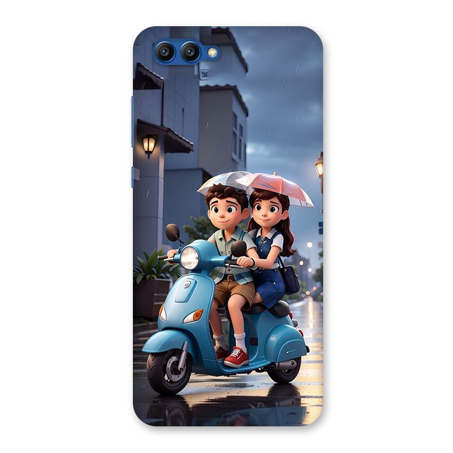 Cute Teen Scooter Back Case for Honor View 10