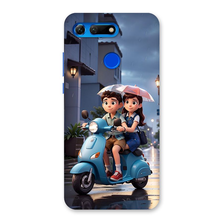 Cute Teen Scooter Back Case for Honor View 20