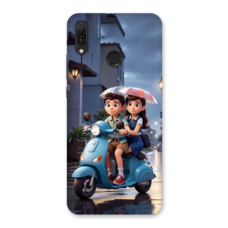 Cute Teen Scooter Back Case for Huawei Y9 (2019)