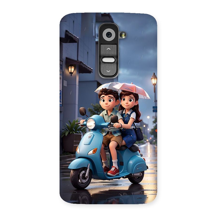 Cute Teen Scooter Back Case for LG G2